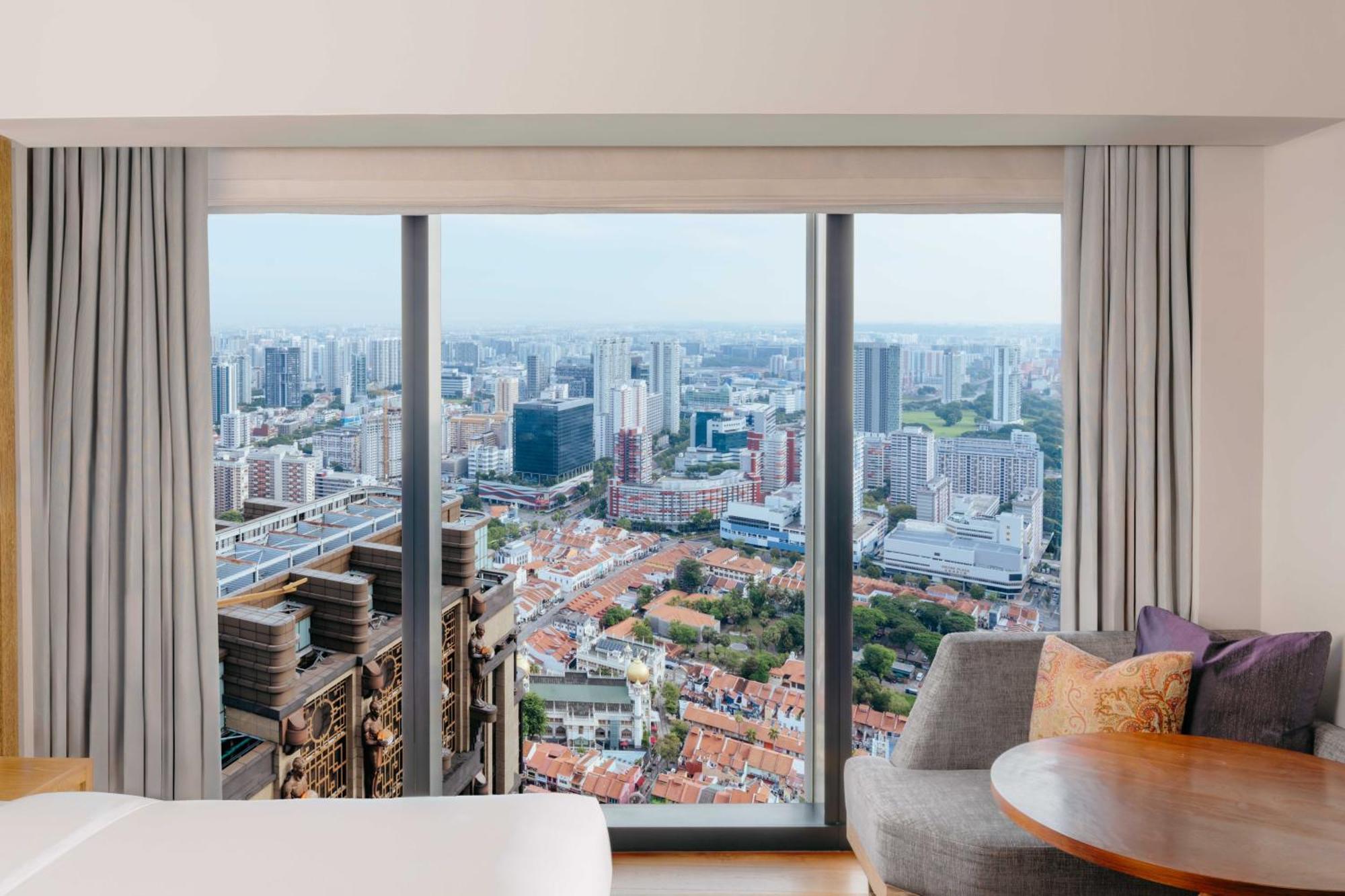 Andaz Singapore, By Hyatt Exterior foto View from the living room